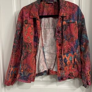 ❤️Chico's Multicolor Jean Jacket
